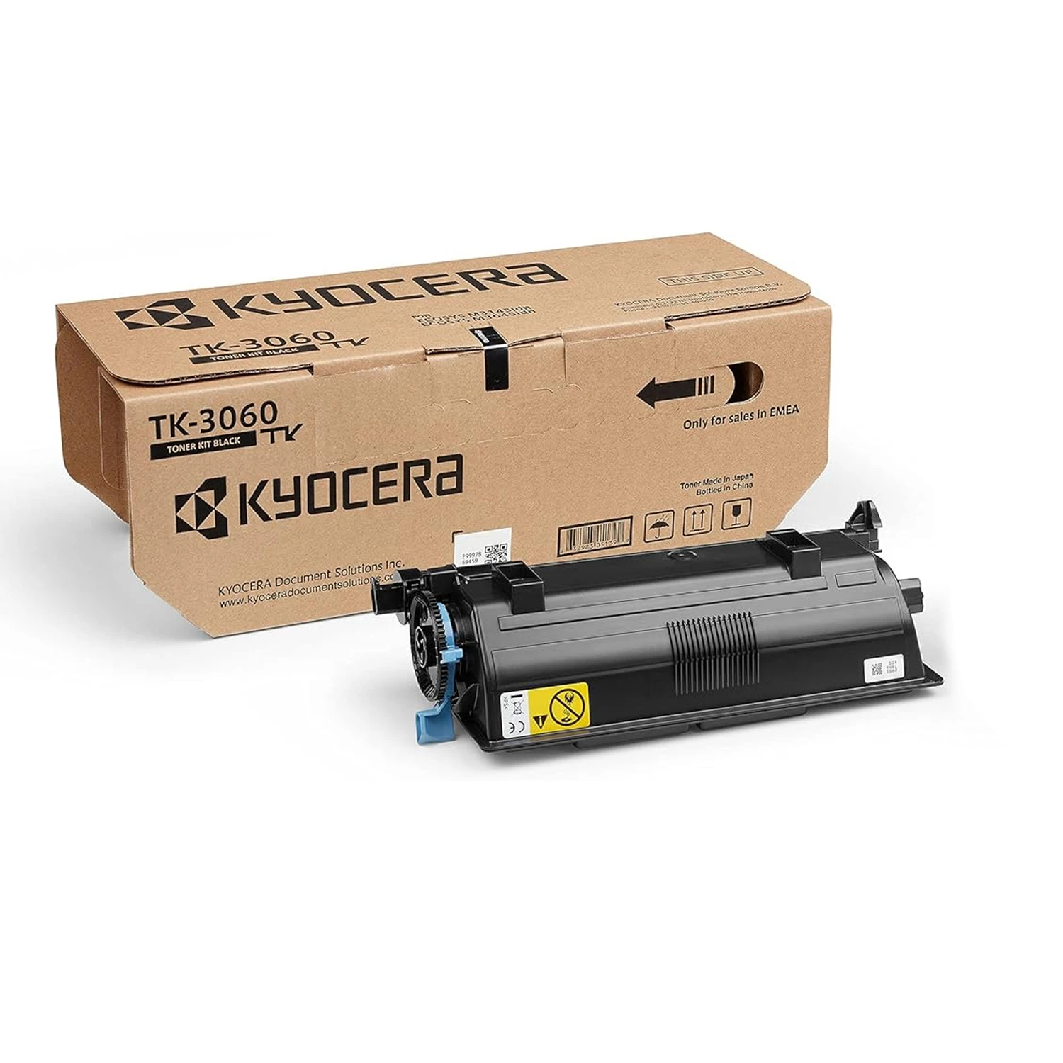 Kyocera TK-3060K Black Toner Cartridge – Original Premium | 12,500 Page Yield | For ECOSYS M3145idn, M3645idn