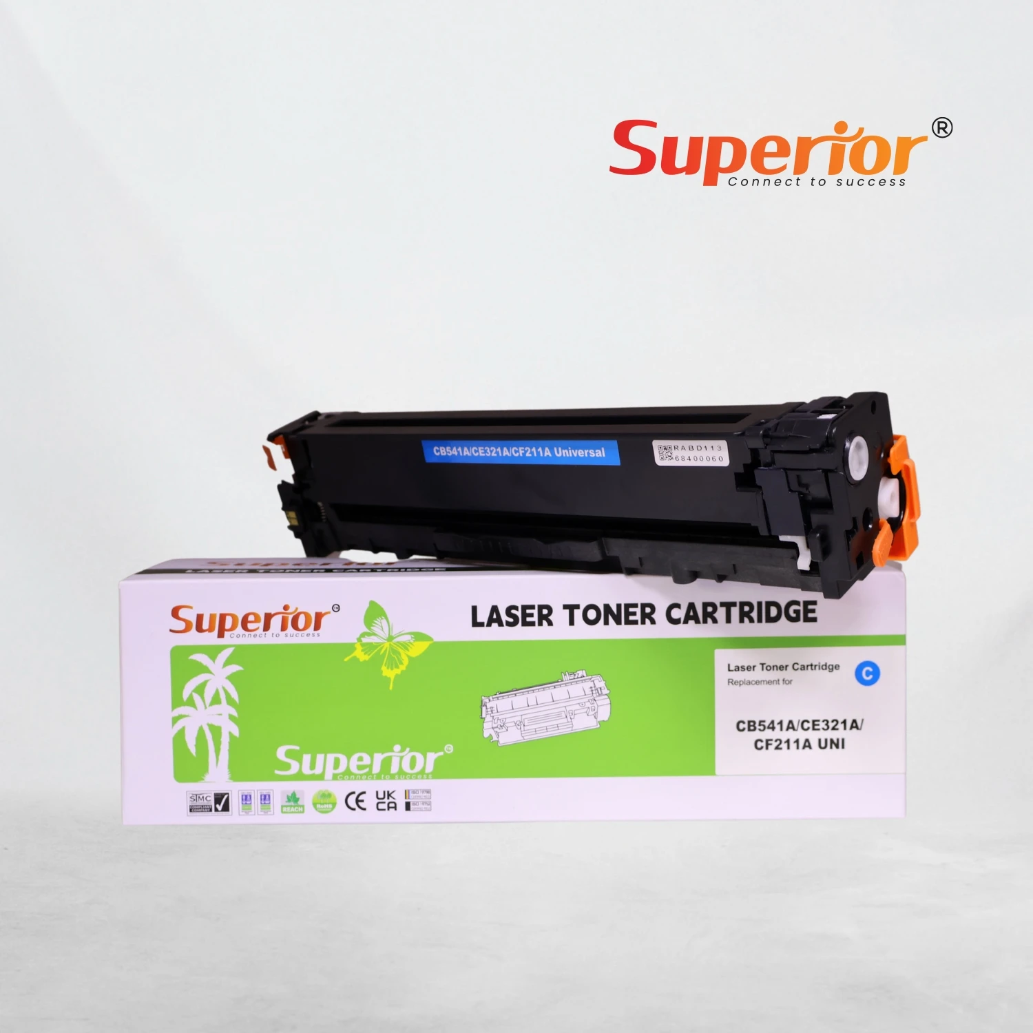 Superior CF211C Cyan Compatible Toner Cartridge – With Chip