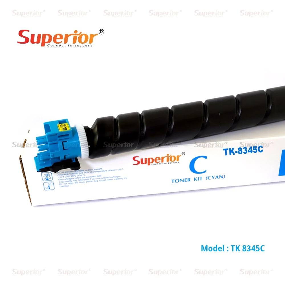 Superior TK-8345 Cyan High Yield Compatible Toner Cartridge for Kyocera TASKalfa 2552ci 2553ci