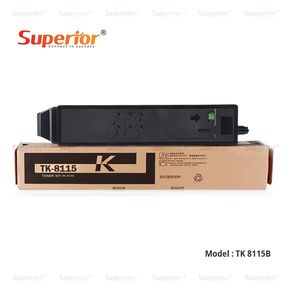 Superior TK-8115 Black High Yield Compatible Toner Cartridge for Kyocera ECOSYS M8130cidn / M8124cidn